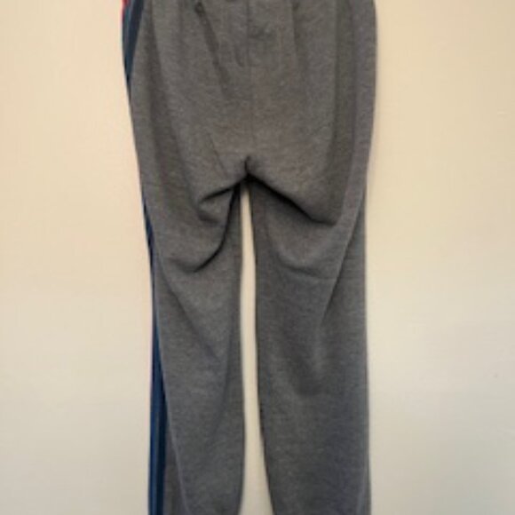 Aviator Nation Gray Joggers with 5 Multicolor Stripe Size Large - Picture 3 of 7